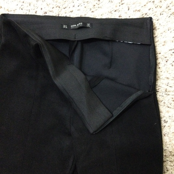 Zara Pants Faux Suede Pull On Leggings Bundle Size S - Picture 8 of 11